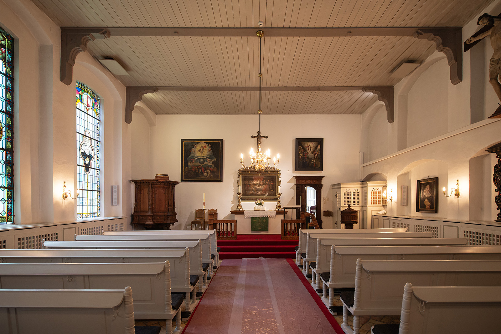 Husum, Klosterkirche im „Gasthaus zum Ritter St. Jürgen“